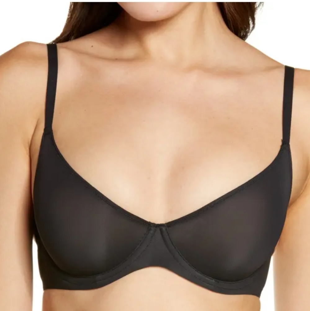 New SKIMS Onyx jelly sheer bra